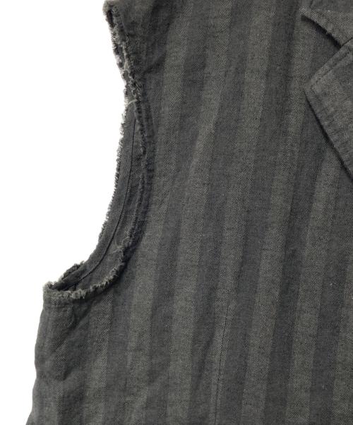 J.S HOMESTEAD（ジャーナルスタンダード ホームステッド）J.S HOMESTEAD (ジャーナルスタンダード ホームステッド) ヘリンボーン スリーブレス ジャケット グレー サイズ:Fの古着・服飾アイテム