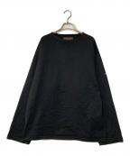 OUTILウティ）の古着「ロングスリーブカットソー」｜ブラック