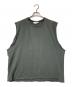 ANCELLM（アンセルム）の古着「SLEEVELESS AGING T-SHIRT」｜グリーン