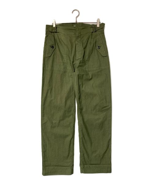 OUTIL（ウティ）OUTIL (ウティ) pantalon toucy ミリタリーパンツ カーキ サイズ:2の古着・服飾アイテム