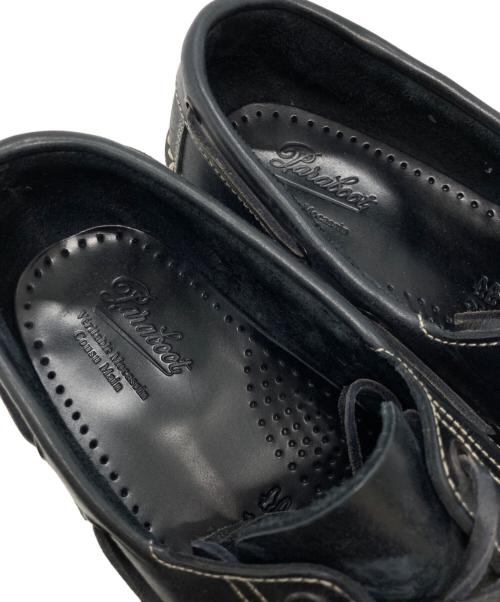 PARABOOT（パラブーツ）PARABOOT (パラブーツ) BARTH デッキシューズ ブラック サイズ:7 1/2の古着・服飾アイテム