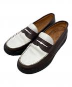 MANEBU×417 by EDIFICEマネブ×417 バイ エディフィス）の古着「417別注 VOVO PANSOLE COMBI」｜ブラウン×ホワイト