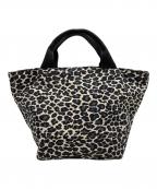 Herve Chapelierエルベシャプリエ）の古着「トートバッグ」｜ブラック×ベージュ