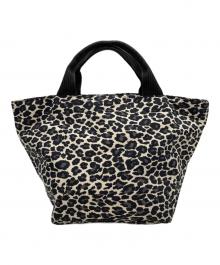 Herve Chapelier（エルベシャプリエ）の古着「トートバッグ」｜ブラック×ベージュ