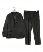 green label relaxingグリーンレーベルリラクシング）の古着「ホームスパン 3ピーススーツ」｜グレー
