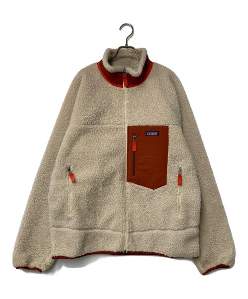 Patagonia（パタゴニア）Patagonia (パタゴニア) Classic Retro-X Jacket アイボリー×ブラウン サイズ:XLの古着・服飾アイテム