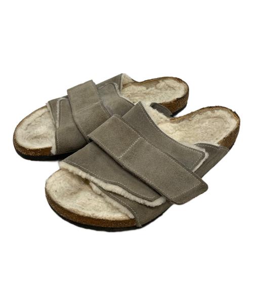 BIRKENSTOCK（ビルケンシュトック）BIRKENSTOCK (ビルケンシュトック) KYOTO Shearling サンダル グレー サイズ:44の古着・服飾アイテム