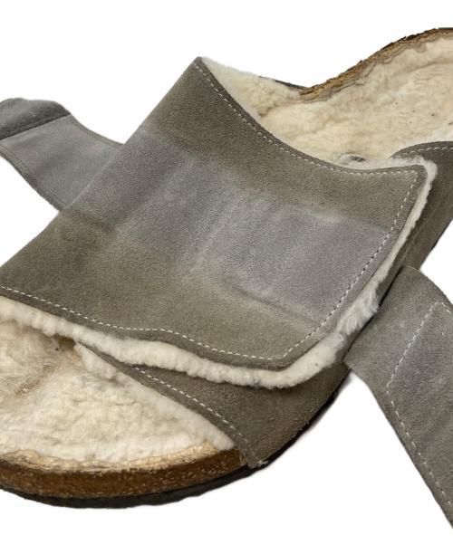 BIRKENSTOCK（ビルケンシュトック）BIRKENSTOCK (ビルケンシュトック) KYOTO Shearling サンダル グレー サイズ:44の古着・服飾アイテム