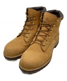 Timberland（ティンバーランド）の古着「6インチ レースアップ ウォータープルーフ ブーツ」｜ベージュ