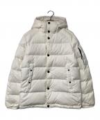 C.P COMPANYシーピーカンパニー）の古着「フーデッドダウンジャケット DOWN JACKET」｜ホワイト