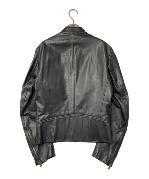 Maison Martin Margiela 14（メゾンマルタンマルジェラ 14）Maison Martin Margiela 14 (メゾンマルタンマルジェラ 14) 09AW 八の字 ライダースジャケット ブラック サイズ:44の古着・服飾アイテム