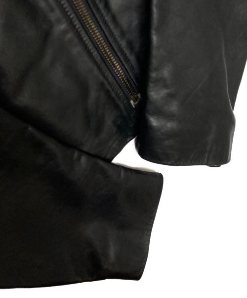 Maison Martin Margiela 14（メゾンマルタンマルジェラ 14）Maison Martin Margiela 14 (メゾンマルタンマルジェラ 14) 09AW 八の字 ライダースジャケット ブラック サイズ:44の古着・服飾アイテム