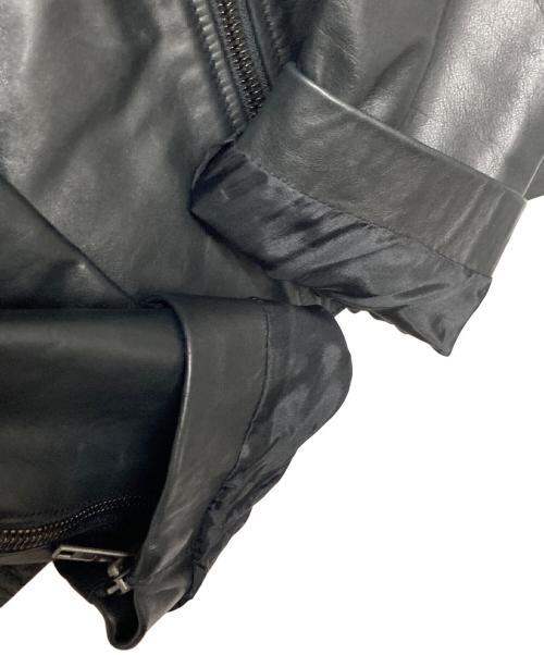 Maison Martin Margiela 14（メゾンマルタンマルジェラ 14）Maison Martin Margiela 14 (メゾンマルタンマルジェラ 14) 09AW 八の字 ライダースジャケット ブラック サイズ:44の古着・服飾アイテム