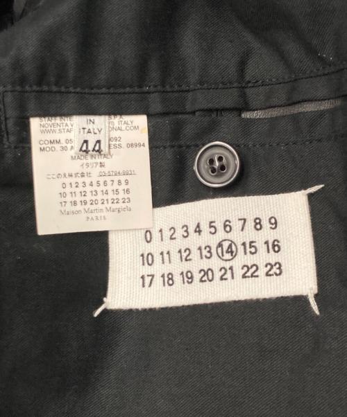Maison Martin Margiela 14（メゾンマルタンマルジェラ 14）Maison Martin Margiela 14 (メゾンマルタンマルジェラ 14) 09AW 八の字 ライダースジャケット ブラック サイズ:44の古着・服飾アイテム