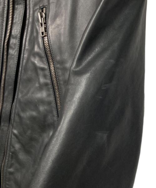 Maison Martin Margiela 14（メゾンマルタンマルジェラ 14）Maison Martin Margiela 14 (メゾンマルタンマルジェラ 14) 09AW 八の字 ライダースジャケット ブラック サイズ:44の古着・服飾アイテム