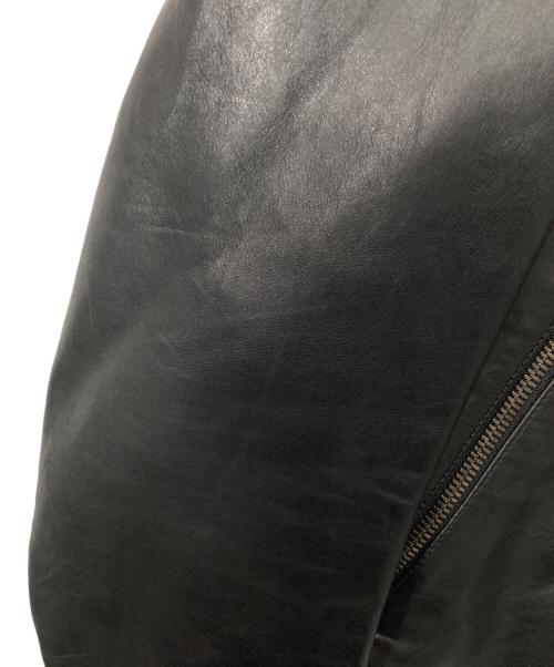 Maison Martin Margiela 14（メゾンマルタンマルジェラ 14）Maison Martin Margiela 14 (メゾンマルタンマルジェラ 14) 09AW 八の字 ライダースジャケット ブラック サイズ:44の古着・服飾アイテム