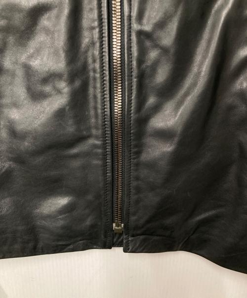 Maison Martin Margiela 14（メゾンマルタンマルジェラ 14）Maison Martin Margiela 14 (メゾンマルタンマルジェラ 14) 09AW 八の字 ライダースジャケット ブラック サイズ:44の古着・服飾アイテム