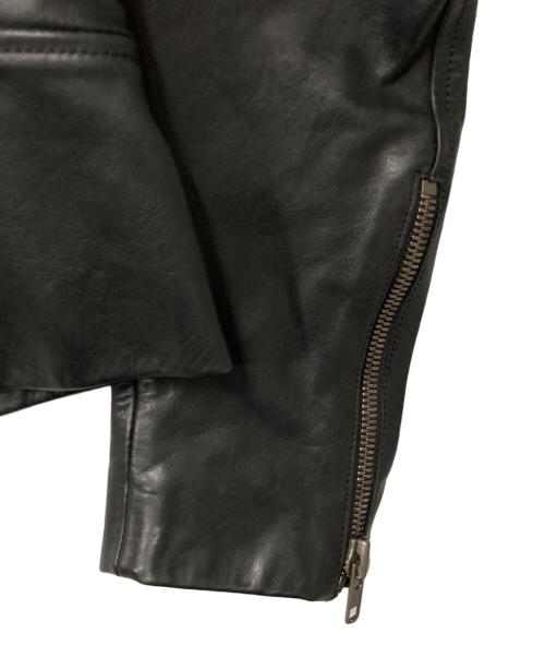 Maison Martin Margiela 14（メゾンマルタンマルジェラ 14）Maison Martin Margiela 14 (メゾンマルタンマルジェラ 14) 09AW 八の字 ライダースジャケット ブラック サイズ:44の古着・服飾アイテム