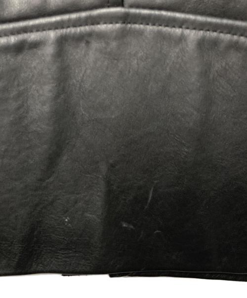 Maison Martin Margiela 14（メゾンマルタンマルジェラ 14）Maison Martin Margiela 14 (メゾンマルタンマルジェラ 14) 09AW 八の字 ライダースジャケット ブラック サイズ:44の古着・服飾アイテム
