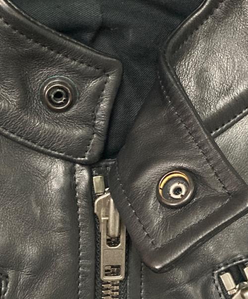 Maison Martin Margiela 14（メゾンマルタンマルジェラ 14）Maison Martin Margiela 14 (メゾンマルタンマルジェラ 14) 09AW 八の字 ライダースジャケット ブラック サイズ:44の古着・服飾アイテム