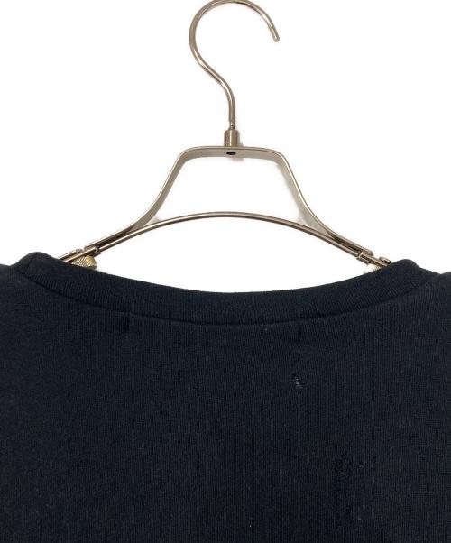 JOURNAL STANDARD TRISECT2（ジャーナルスタンダートトライセクトツー）JOURNAL STANDARD TRISECT2 (ジャーナルスタンダートトライセクトツー) バックサーマル ダメージスウェット ブラック サイズ:Lの古着・服飾アイテム