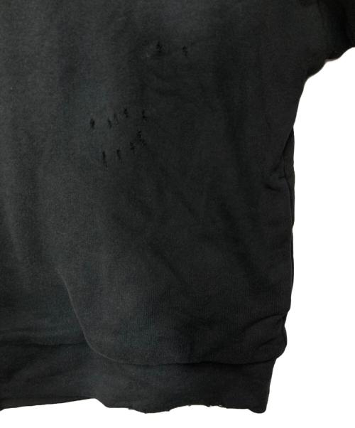JOURNAL STANDARD TRISECT2（ジャーナルスタンダートトライセクトツー）JOURNAL STANDARD TRISECT2 (ジャーナルスタンダートトライセクトツー) バックサーマル ダメージスウェット ブラック サイズ:Lの古着・服飾アイテム