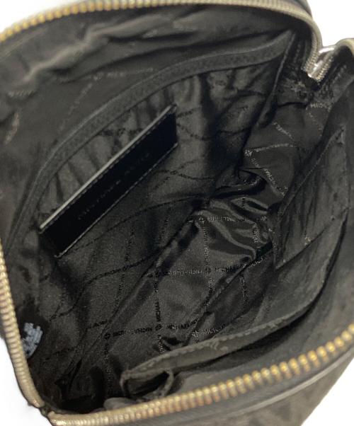 MICHAEL KORS（マイケル・コース）MICHAEL KORS (マイケル・コース) ショルダーバッグ ブラック×グレーの古着・服飾アイテム