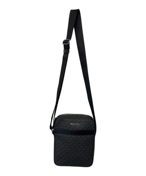 MICHAEL KORS（マイケル・コース）MICHAEL KORS (マイケル・コース) ショルダーバッグ ブラック×グレーの古着・服飾アイテム
