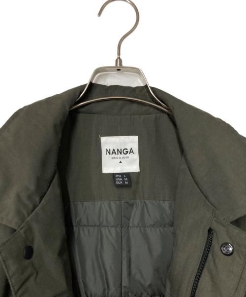 NANGA（ナンガ）NANGA (ナンガ) ダウンステンカラーコート オリーブ サイズ:Lの古着・服飾アイテム