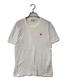 PLAY COMME des GARCONS（プレイコムデギャルソン）の古着「RED HEART Tシャツ」｜ホワイト