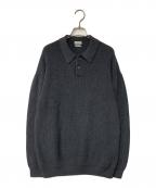 STEVEN ALANスティーブンアラン）の古着「CTN/CA POLOSHIRT」｜グレー
