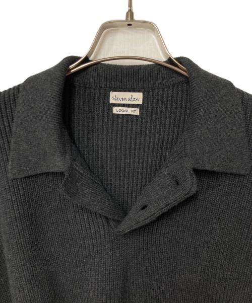 STEVEN ALAN（スティーブンアラン）STEVEN ALAN (スティーブンアラン) CTN/CA POLOSHIRT グレー サイズ:Sの古着・服飾アイテム