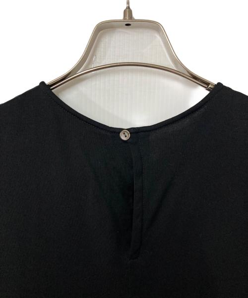 R By RITA TAKAHASHI（アール バイ リタ タカハシ）R By RITA TAKAHASHI (アール バイ リタ タカハシ) プレミアムコットンジャージー ティアードワンピース ブラック サイズ:38の古着・服飾アイテム