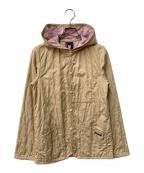 LAVENHAMラベンハム）の古着「フーデッドキルティングジャケット」｜ベージュ