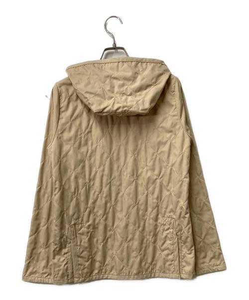 LAVENHAM（ラベンハム）LAVENHAM (ラベンハム) フーデッドキルティングジャケット ベージュ サイズ:36の古着・服飾アイテム