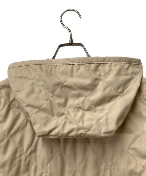 LAVENHAM（ラベンハム）LAVENHAM (ラベンハム) フーデッドキルティングジャケット ベージュ サイズ:36の古着・服飾アイテム
