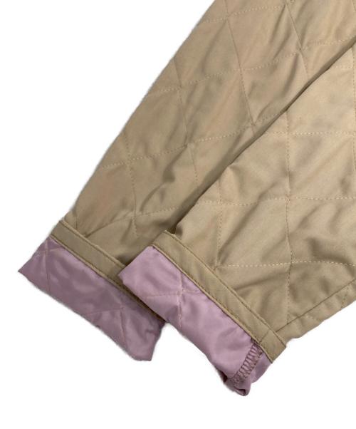 LAVENHAM（ラベンハム）LAVENHAM (ラベンハム) フーデッドキルティングジャケット ベージュ サイズ:36の古着・服飾アイテム