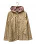 LAVENHAM（ラベンハム）の古着「フーデッドキルティングジャケット」｜ベージュ
