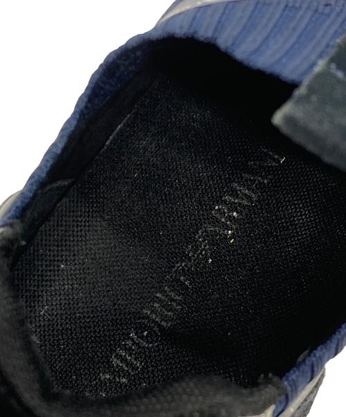 EMPORIO ARMANI（エンポリオ アルマーニ）EMPORIO ARMANI (エンポリオ アルマーニ) スリッポンスニーカー ネイビー サイズ:US7 / UK6 / EUR40の古着・服飾アイテム