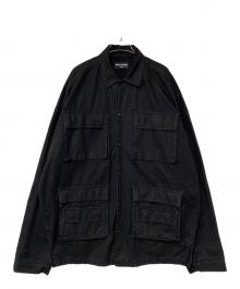 BALENCIAGA（バレンシアガ）の古着「Military Shirts Jacket」｜ブラック