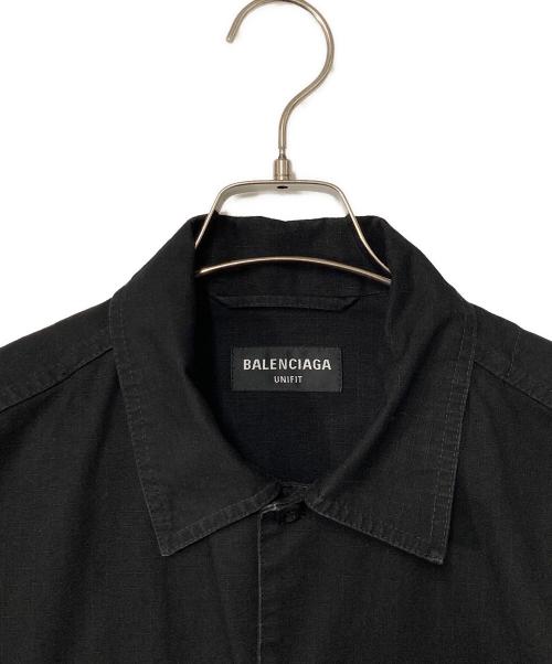 BALENCIAGA（バレンシアガ）BALENCIAGA (バレンシアガ) Military Shirts Jacket ブラック サイズ:37の古着・服飾アイテム