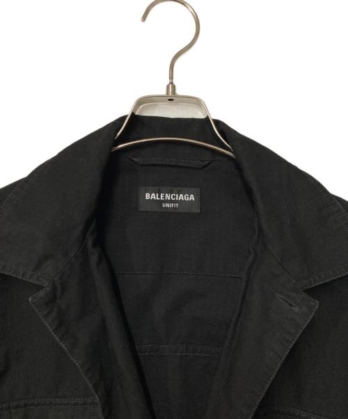 BALENCIAGA（バレンシアガ）BALENCIAGA (バレンシアガ) Military Shirts Jacket ブラック サイズ:37の古着・服飾アイテム