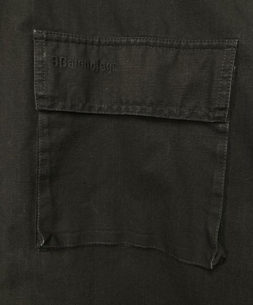 BALENCIAGA（バレンシアガ）BALENCIAGA (バレンシアガ) Military Shirts Jacket ブラック サイズ:37の古着・服飾アイテム