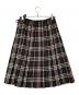 Burberry's BLUE LABEL (バーバリーズ ブルーレーベル) ノバチェック ラップウールスカート ブラック サイズ:38：5000円