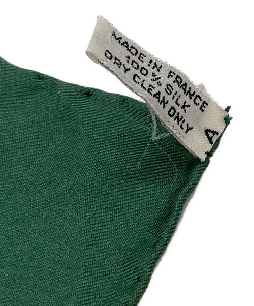 HERMES（エルメス）HERMES (エルメス) カレ90 シルクスカーフ グリーンの古着・服飾アイテム