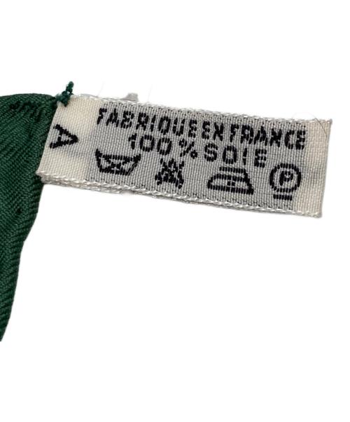 HERMES（エルメス）HERMES (エルメス) カレ90 シルクスカーフ グリーンの古着・服飾アイテム