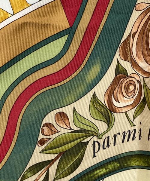 HERMES（エルメス）HERMES (エルメス) カレ90 シルクスカーフ グリーンの古着・服飾アイテム