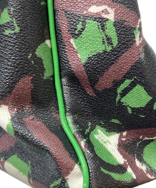 Vivienne Westwood（ヴィヴィアンウエストウッド）Vivienne Westwood (ヴィヴィアンウエストウッド) 総柄トートバッグ グリーン×ブラックの古着・服飾アイテム