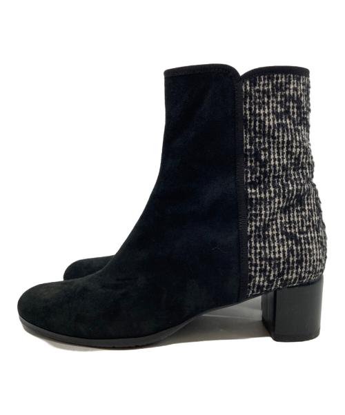 REGAL（リーガル）REGAL (リーガル) ヒールブーツ ブラック サイズ:23 1/2の古着・服飾アイテム