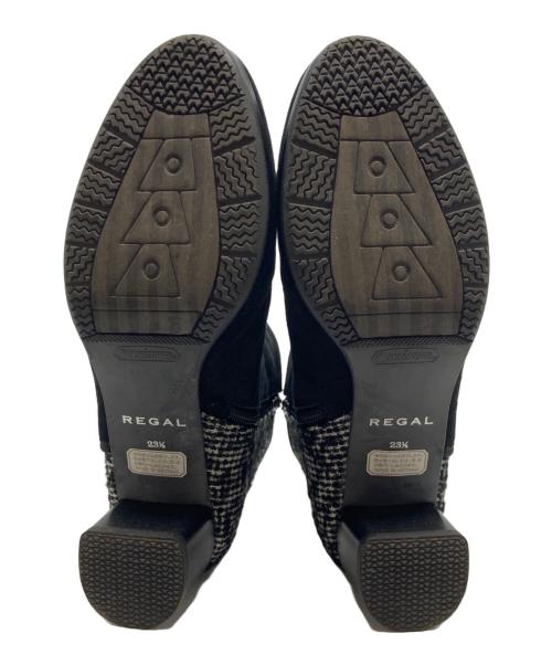 REGAL（リーガル）REGAL (リーガル) ヒールブーツ ブラック サイズ:23 1/2の古着・服飾アイテム